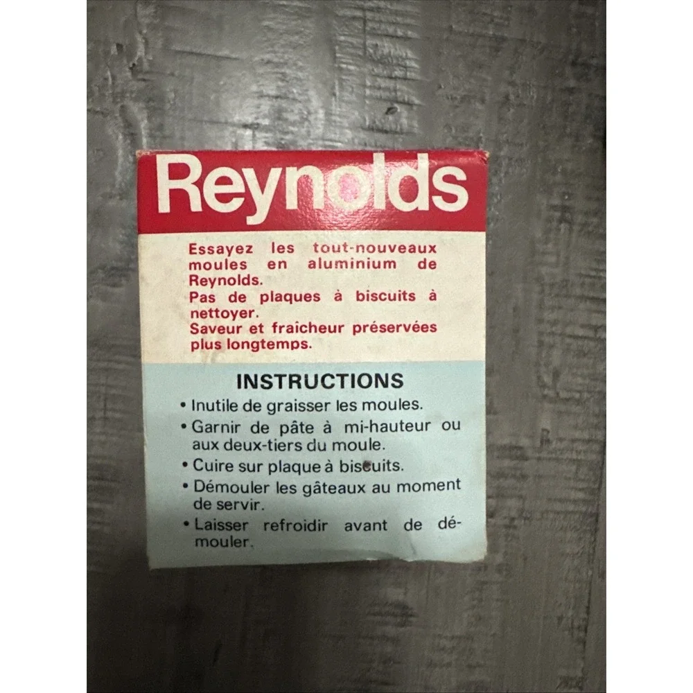 Vintage 80s Reynolds Baking Cups Rainbow Color Made in Canada Set Of Three Boxes